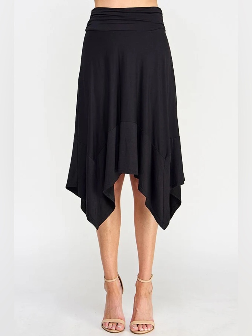 Black Asymmetrical Skirt